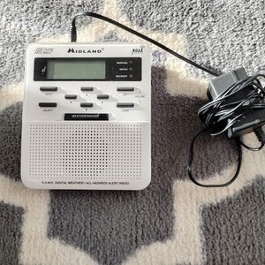 MIDLAND SAME All Hazards Weather Alert Radio Warning NOAA Alarm WR-100